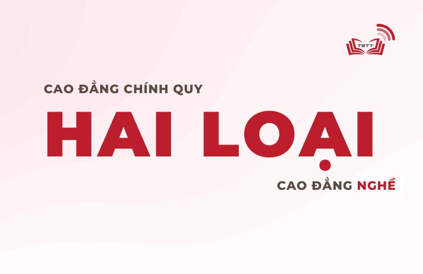 Hệ cao đẳng được chia thành hai loại hình là cao đẳng chính quy và cao đẳng nghề