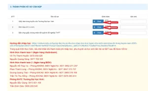 Bấm “Chọn” và upload các file ảnh hổ sơ lên hệ thống