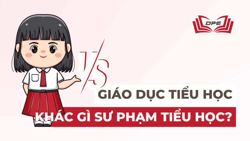 Giáo dục tiểu học khác gì với Sư phạm tiểu học