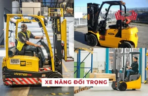 Hình ảnh minh họa xe nâng đối trọng (Counterbalance Forklift)