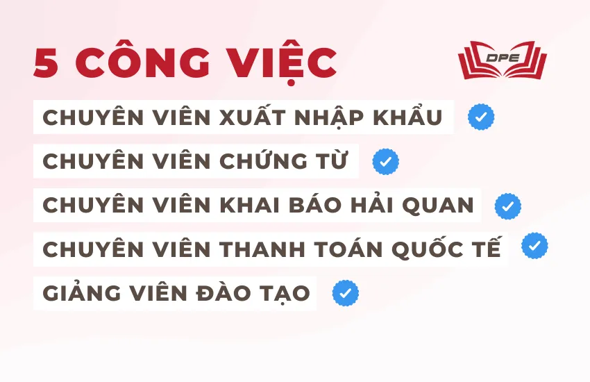 Sinh viên có thể lựa chọn nhiều vị trí công việc hấp dẫn