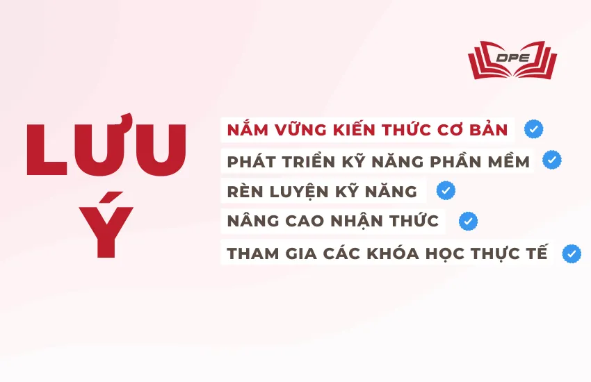Sinh viên cần có sự lựa chọn nơi đào tạo tốt cũng như trau dồi kiến thức bản thân