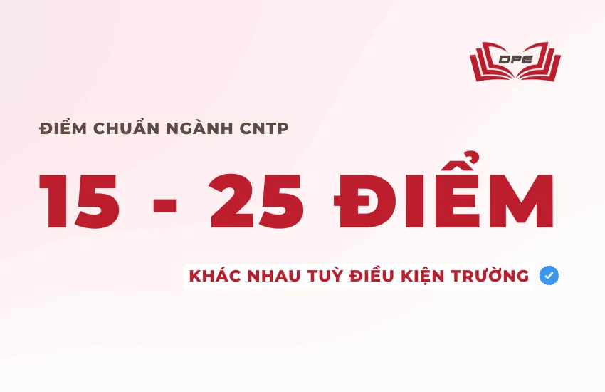 Mức điểm chuẩn ngành Công nghệ thực phẩm khác nhau tuỳ theo phương thức xét tuyển