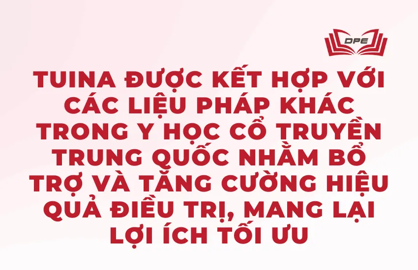 Tuina hiếm khi được dùng độc lập 